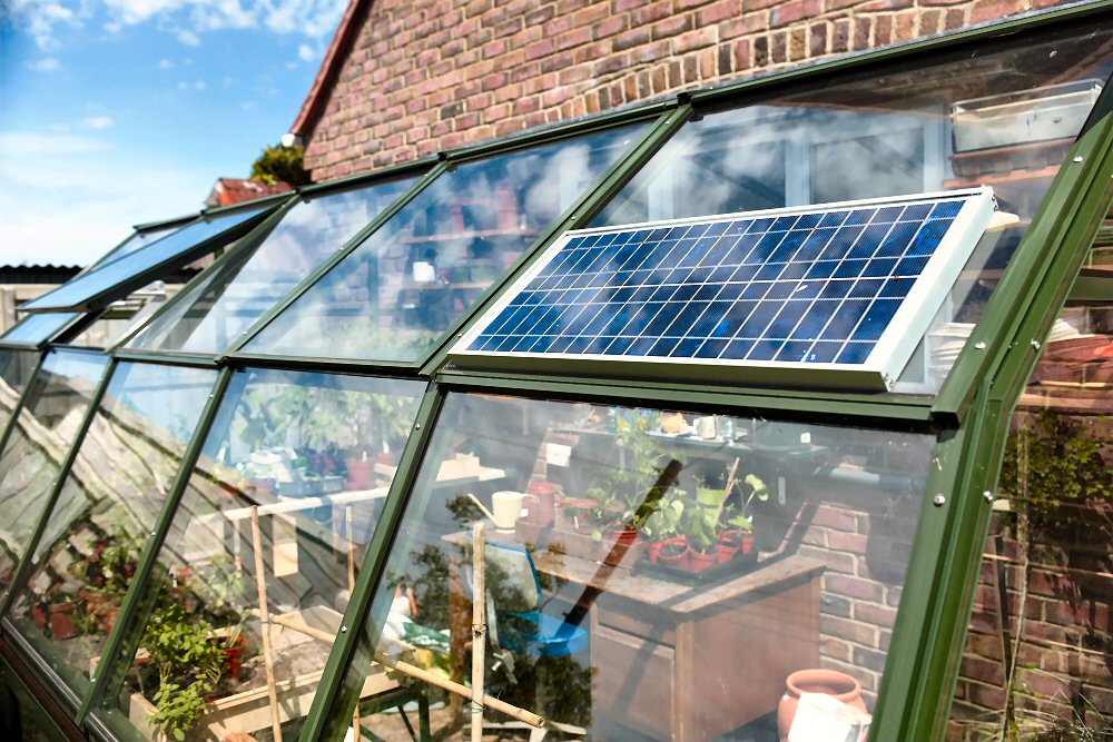 solar panel for small greenhouse